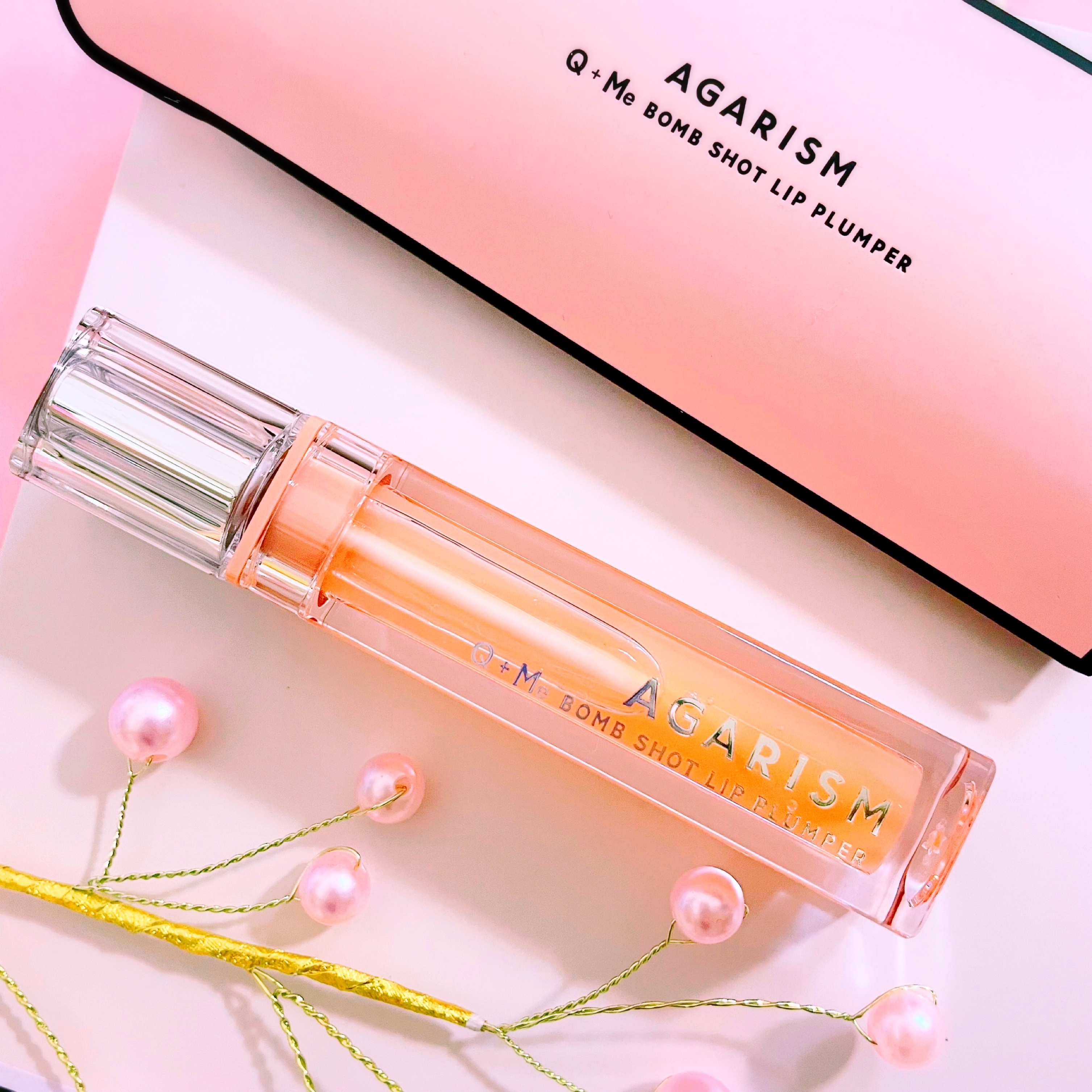 キューミ―ボムショットリッププランパー/AGARISM/リッププランパーを使ったクチコミ（1枚目）