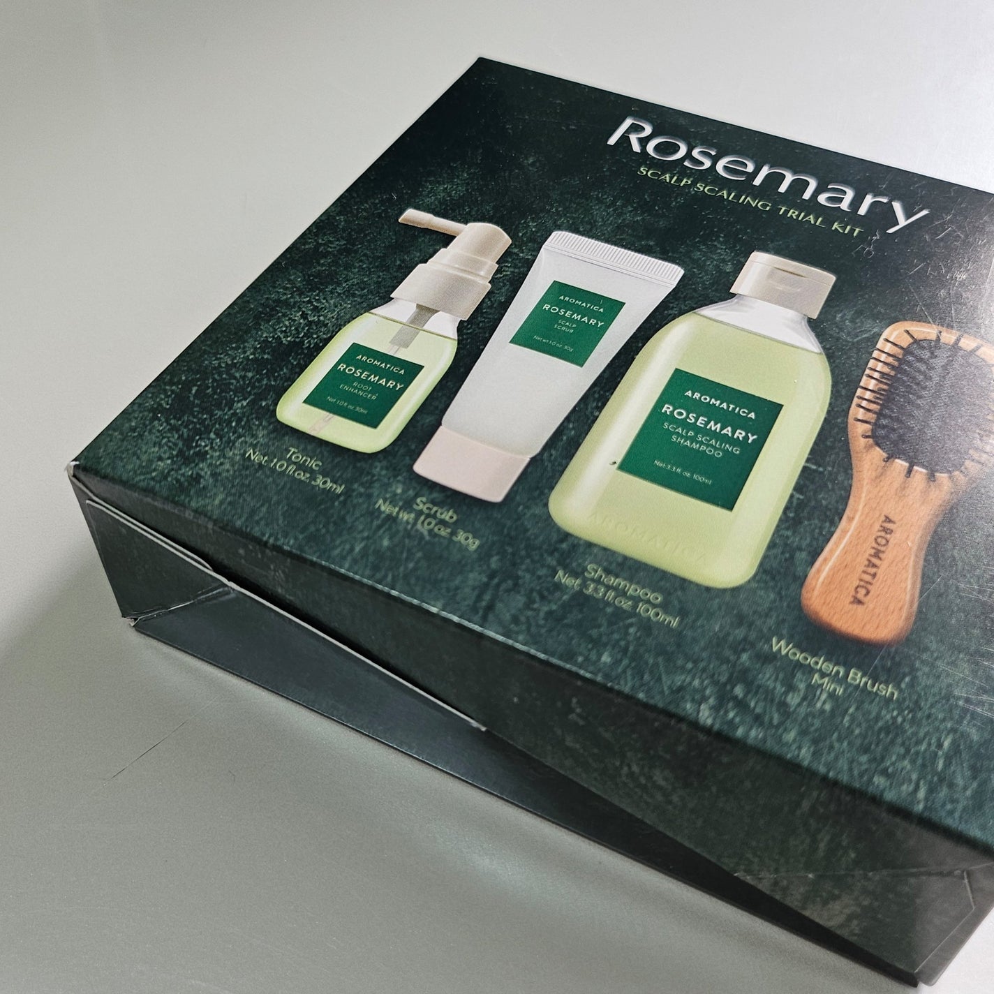 ローズマリーヘアケアキット/AROMATICA/ヘッドスクラブを使ったクチコミ(2枚目)