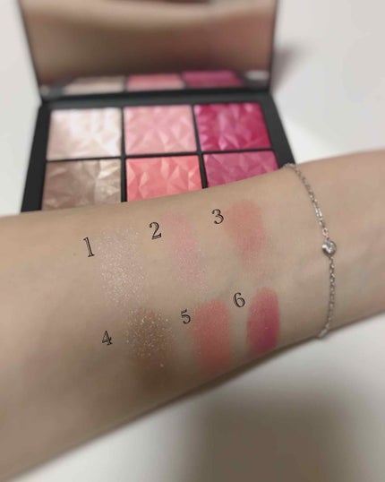 ホットトライスト チークパレット/NARS/パウダーチークを使ったクチコミ(2枚目)