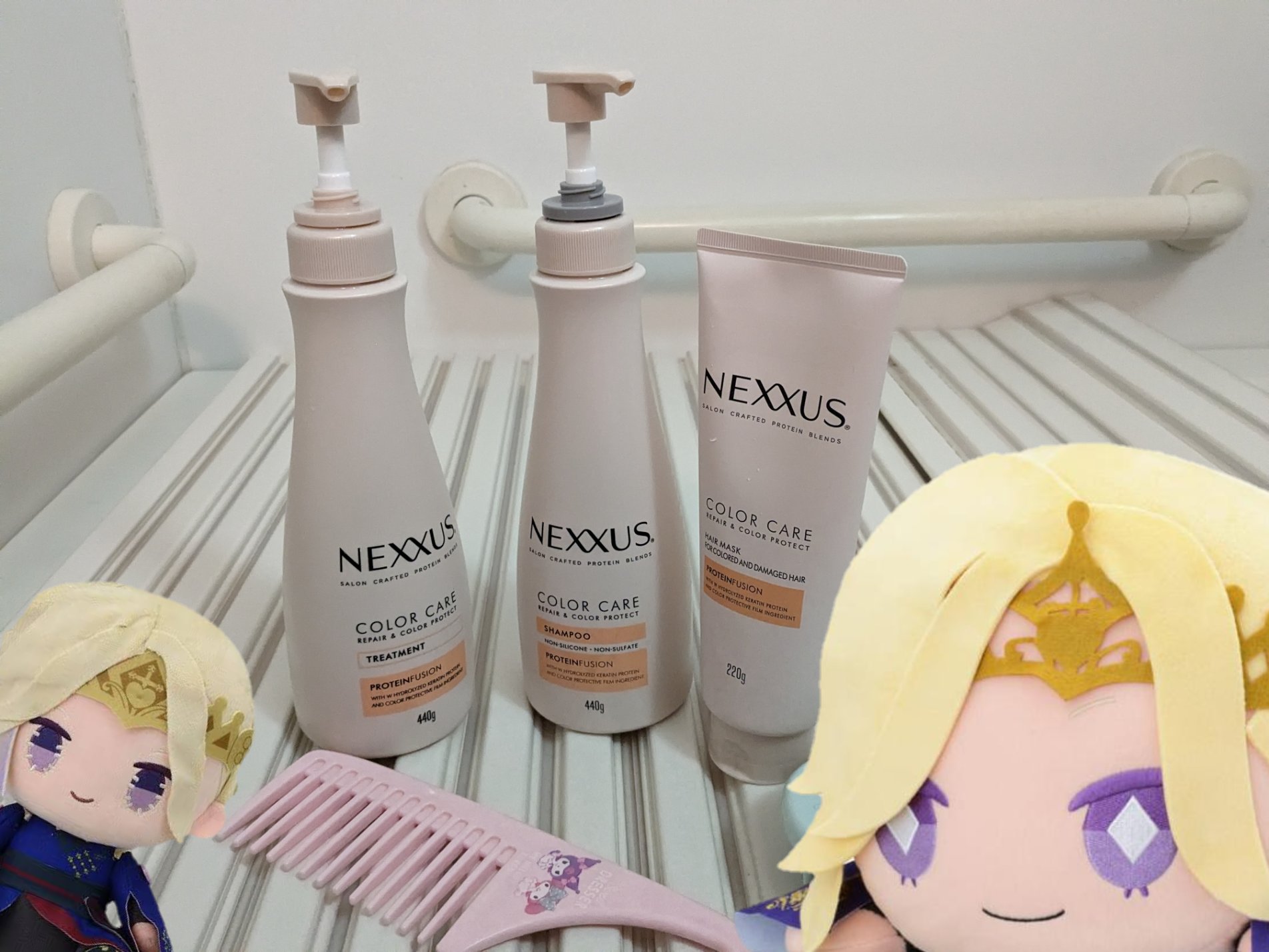 ネクサス リペア＆カラープロテクト シャンプー／トリートメント/NEXXUS(ネクサス)/市販シャンプーを使ったクチコミ（1枚目）