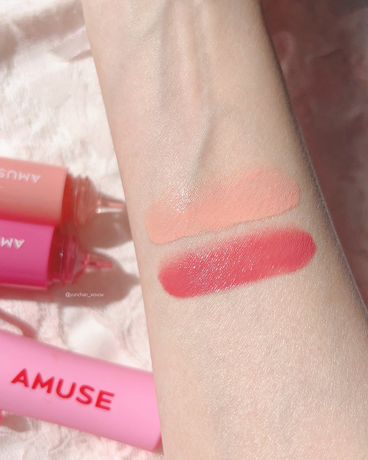 チークトクトク/AMUSE/リキッドチークを使ったクチコミ(3枚目)