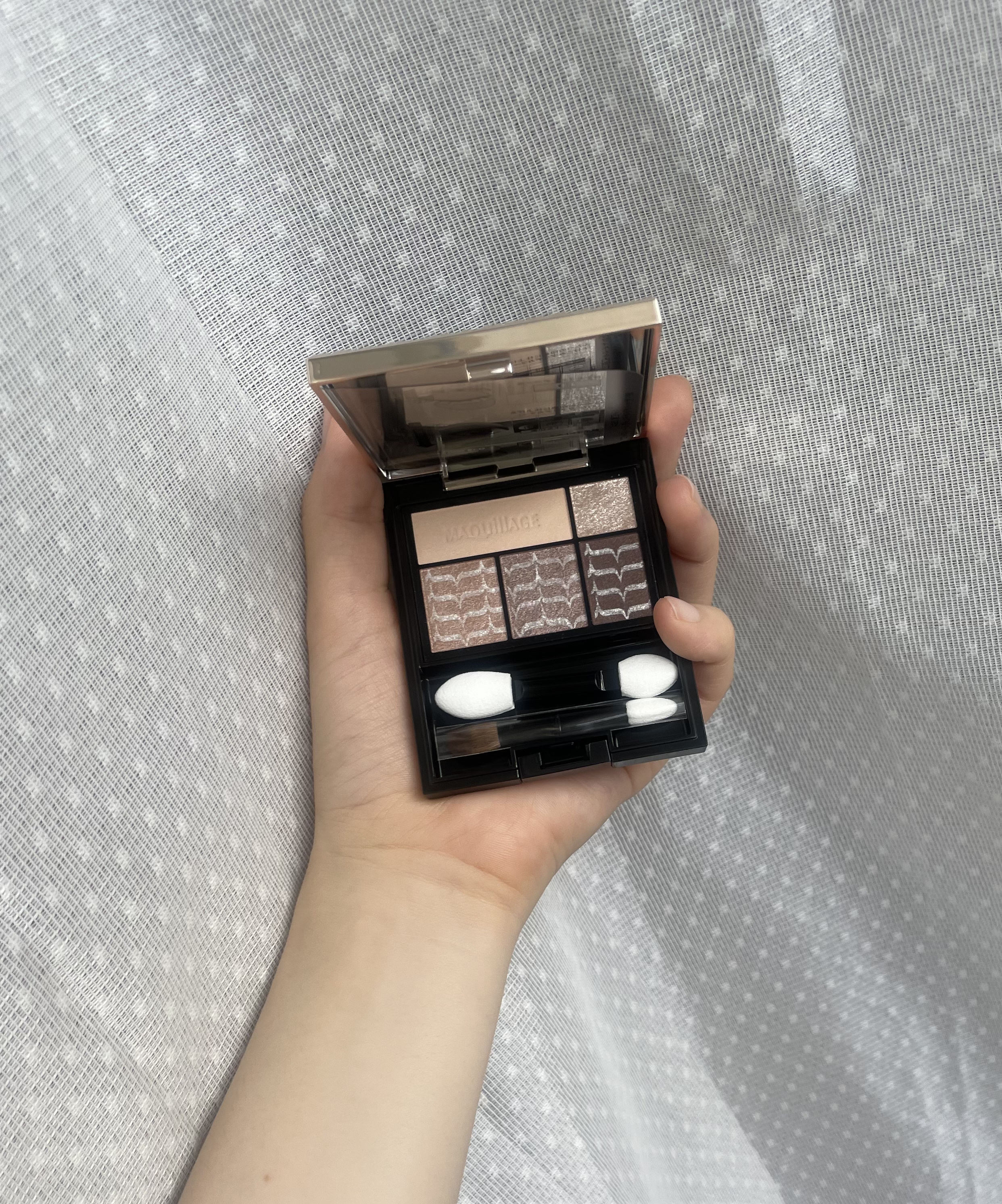 ドラマティックスタイリングアイズ BR505 ショコラカプチーノ/マキアージュ/アイシャドウパレットを使ったクチコミ（3枚目）