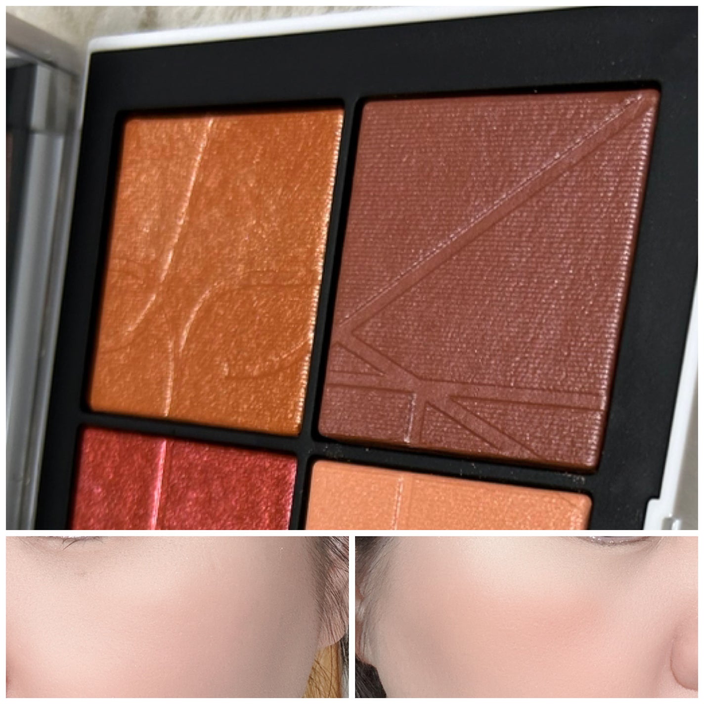 オールザットグリターズ ライトリフレクティング チークパレット /NARS/パウダーチークを使ったクチコミ(5枚目)