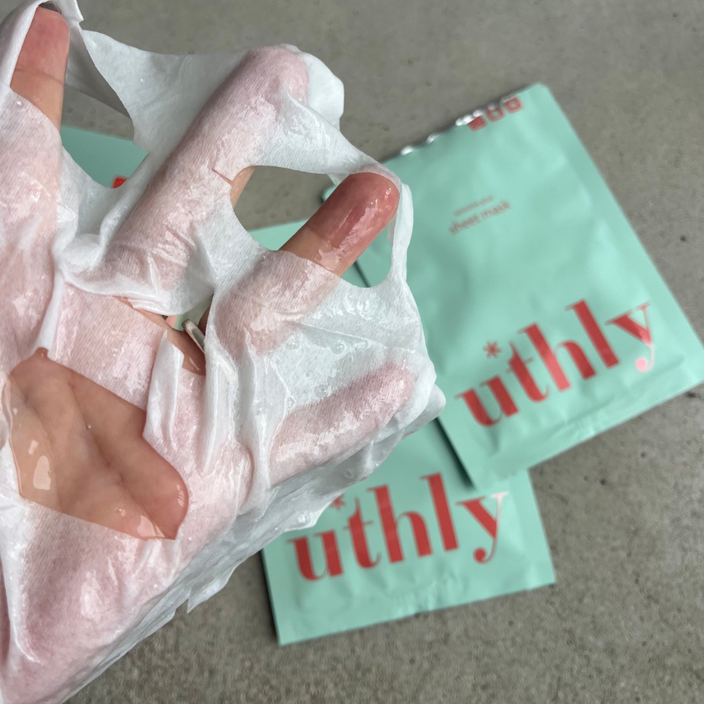 センシティブグルーマスク/uthly/シートマスク・パックを使ったクチコミ(3枚目)