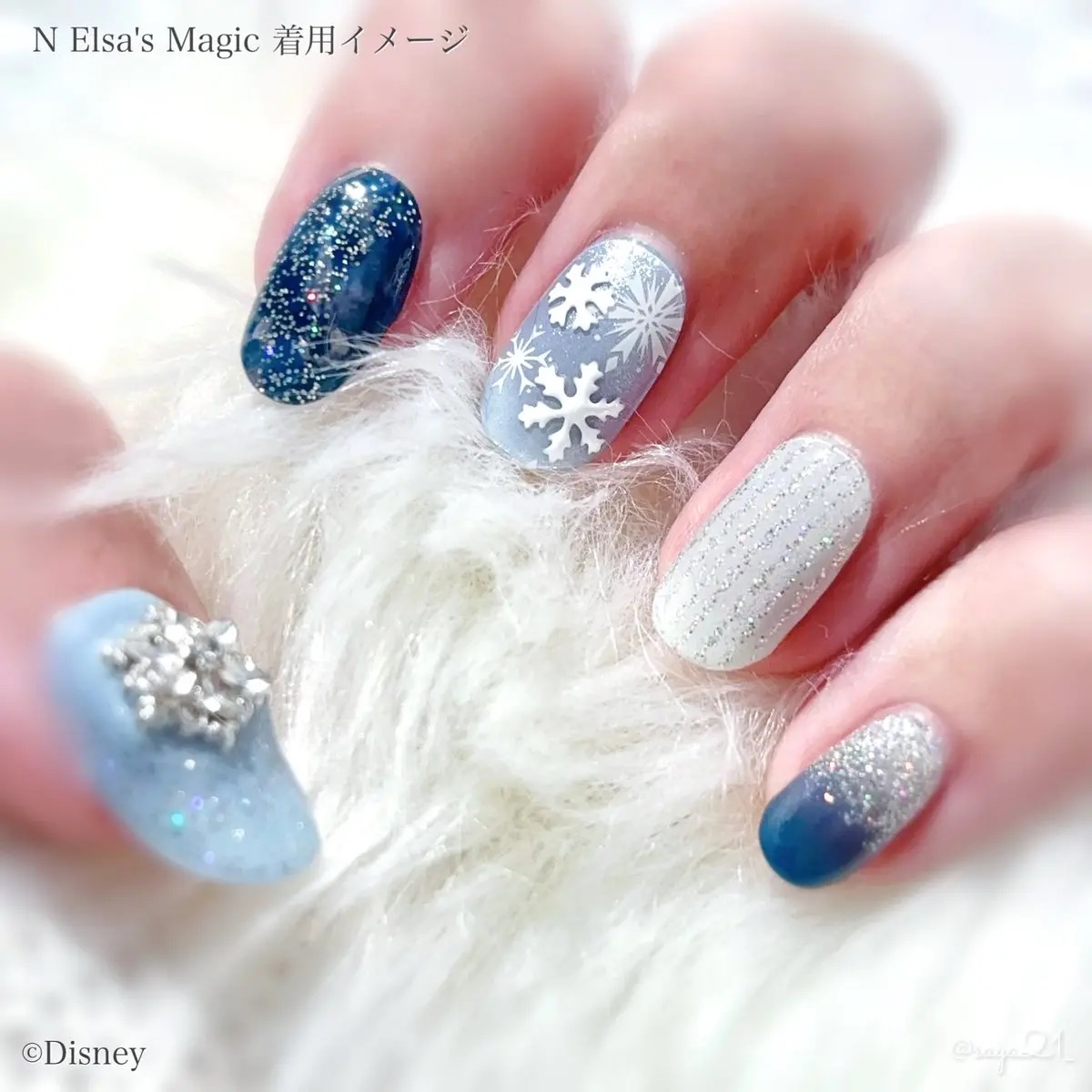 セミキュアジェルネイル（ハンド） N Mickey's Christmas（Disney