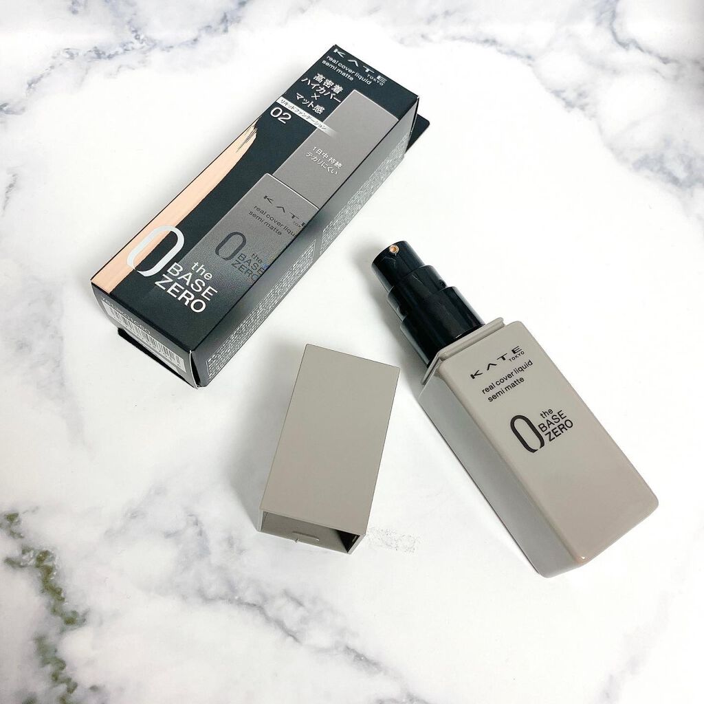 リアルカバーリキッド(セミマット)/KATE/リキッドファンデーションを使ったクチコミ(1枚目)