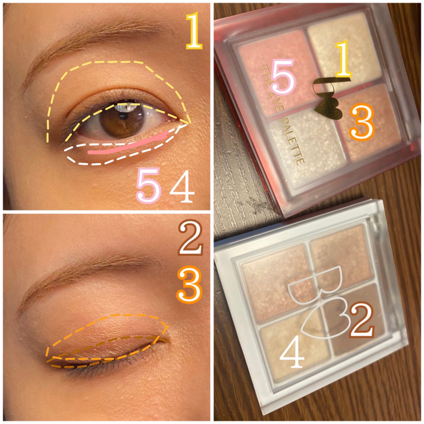 THE アイパレR/b idol/アイシャドウパレットを使ったクチコミ(3枚目)