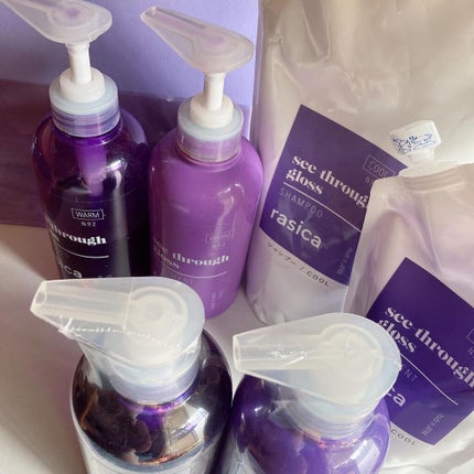 シースルーグロスシャンプー/トリートメント/rasica/市販シャンプーを使ったクチコミ(2枚目)