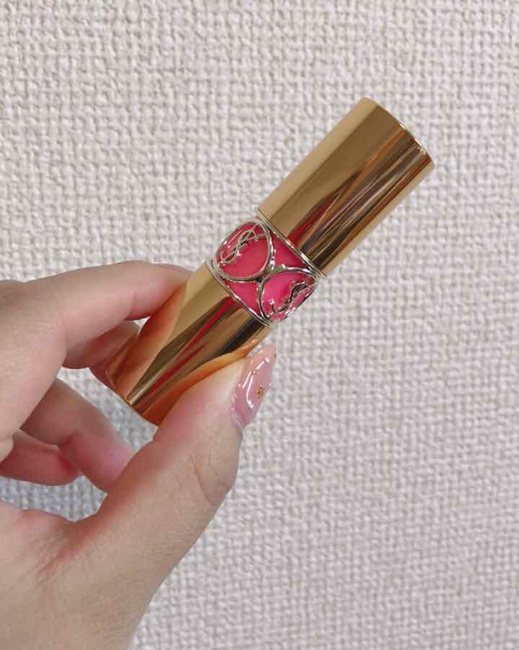 ルージュ ヴォリュプテ シャイン/YVES SAINT LAURENT BEAUTE/口紅を使ったクチコミ(1枚目)