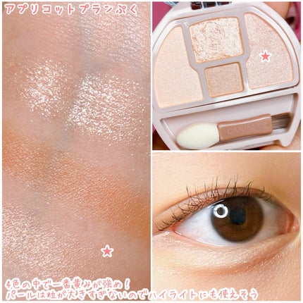 プランぷくコーデアイズ/キャンメイク/パウダーアイシャドウを使ったクチコミ(4枚目)