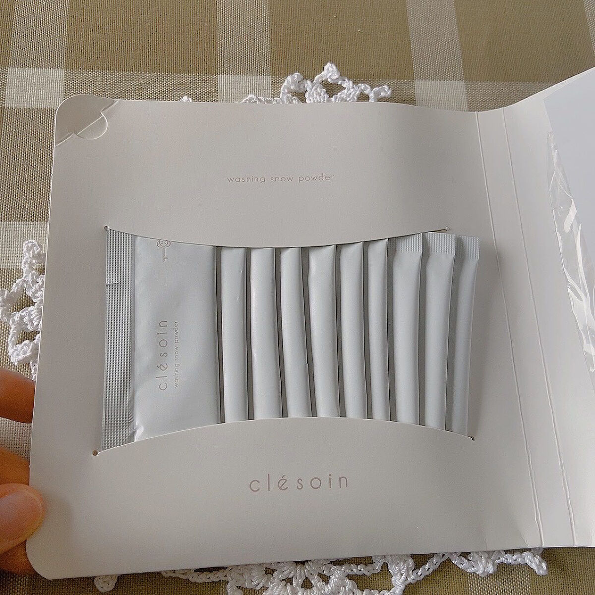 スノーパウダーウォッシュ　クレソワン/クレソワン/洗顔パウダーを使ったクチコミ（2枚目）