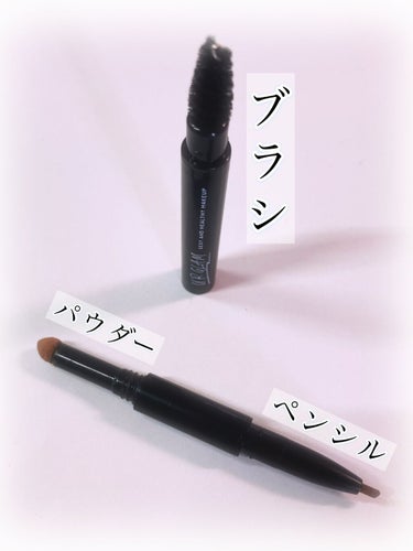 UR GLAM　3WAY EYEBROW PENCIL（3WAYアイブロウペンシル） ピンクブラウン/U R GLAM/アイブロウペンシルを使ったクチコミ（3枚目）