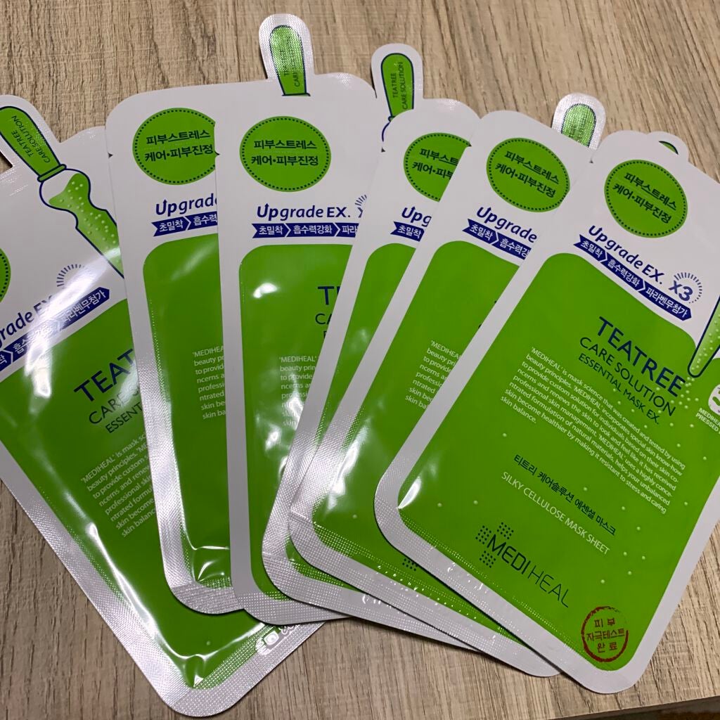 ティーツリーケアソリューション アンプルマスクJEX/MEDIHEAL/シートマスク・パックを使ったクチコミ(1枚目)