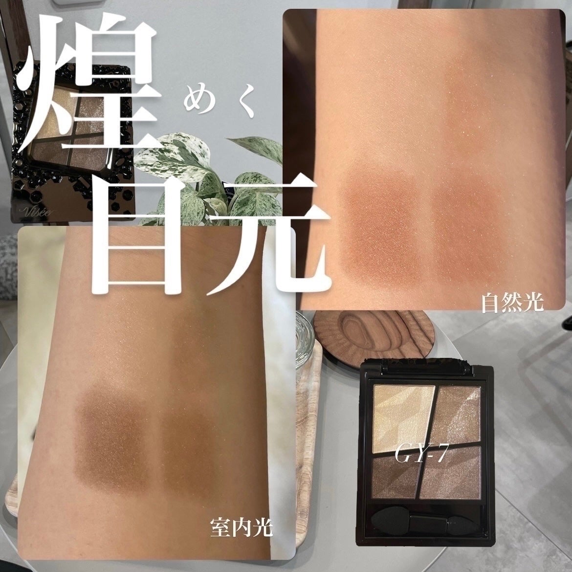 ジェミィリッチ アイズ/Visée/アイシャドウパレットを使ったクチコミ(1枚目)