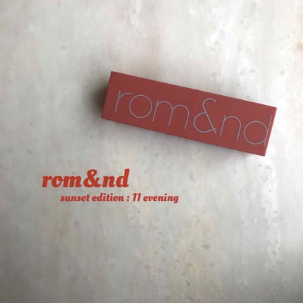 ゼログラムマットリップスティック/rom&nd/口紅を使ったクチコミ(1枚目)