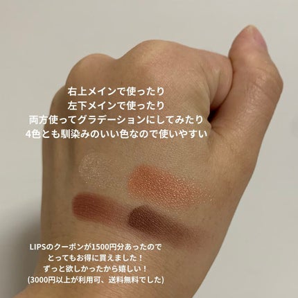 スキニーリッチシャドウ/excel/アイシャドウパレットを使ったクチコミ(4枚目)