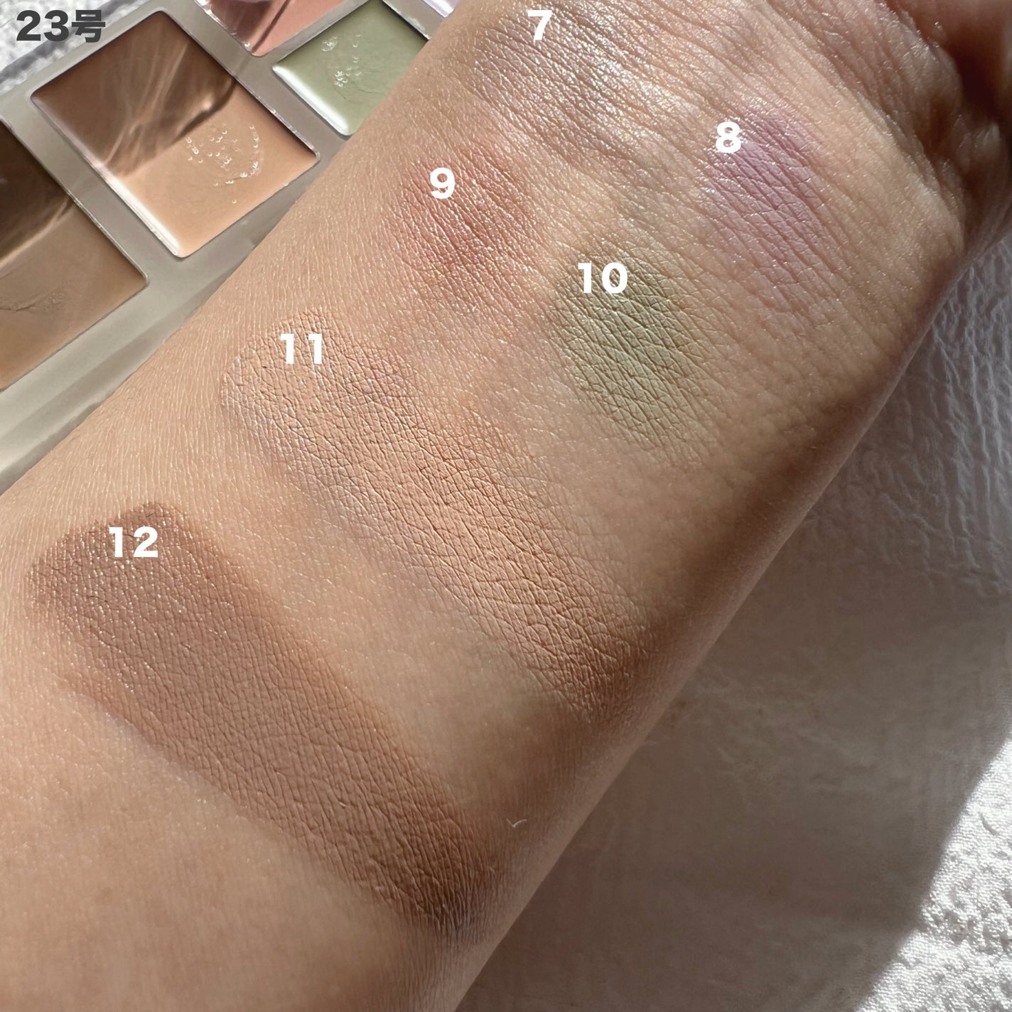 ブリージングコンシーラーパレット/Healus/パレットコンシーラーを使ったクチコミ(6枚目)