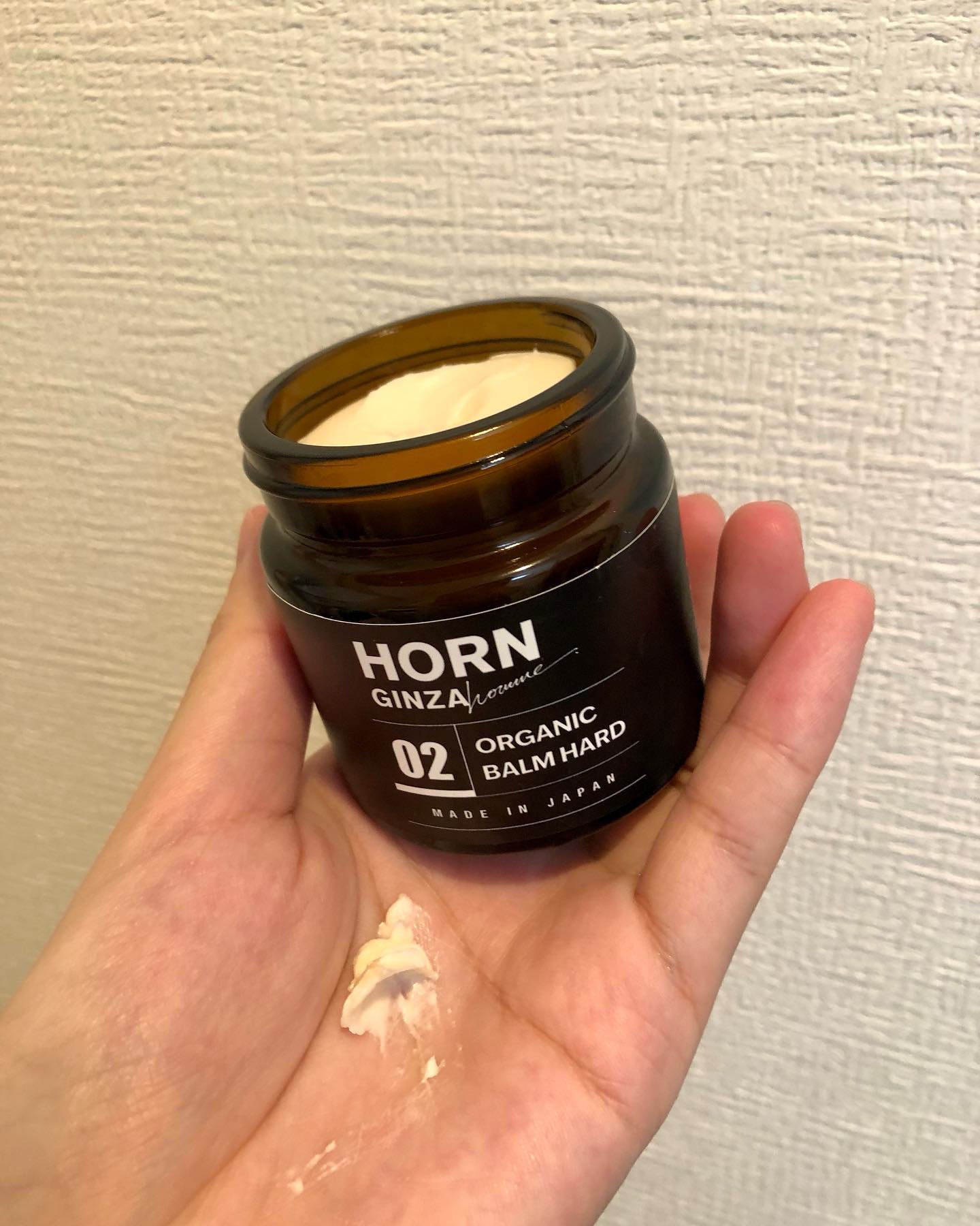 HORNオーガニックバーム HARD/HORN/ヘアバームを使ったクチコミ（2枚目）