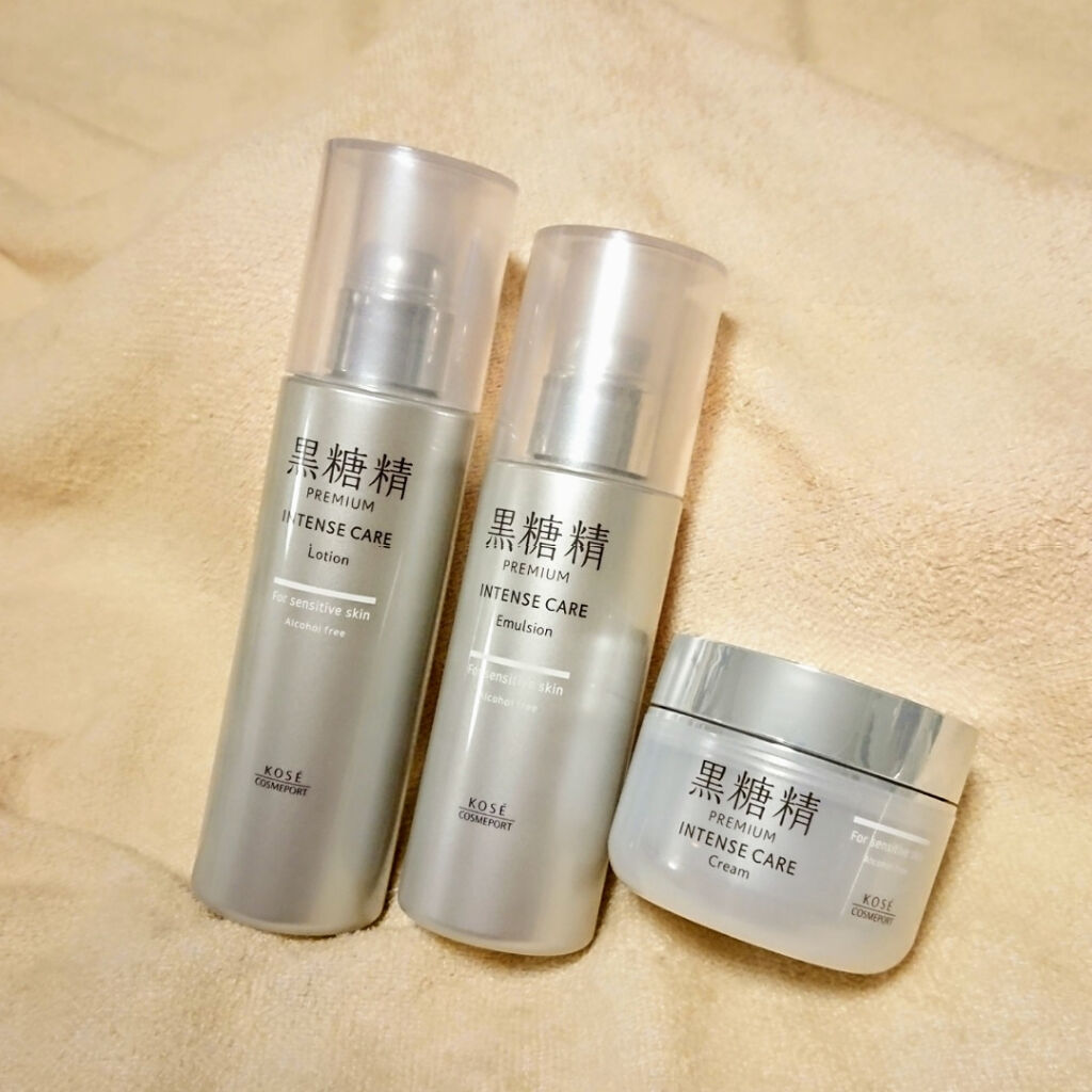 プレミアム インテンスケア エマルジョン/黒糖精/乳液を使ったクチコミ（1枚目）