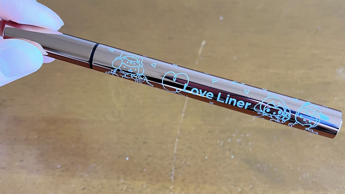 リキッドアイライナーR4 ダークブラウン（サンリオキャラクターズ限定デザイン）/ラブ・ライナー/リキッドアイライナーを使ったクチコミ（3枚目）