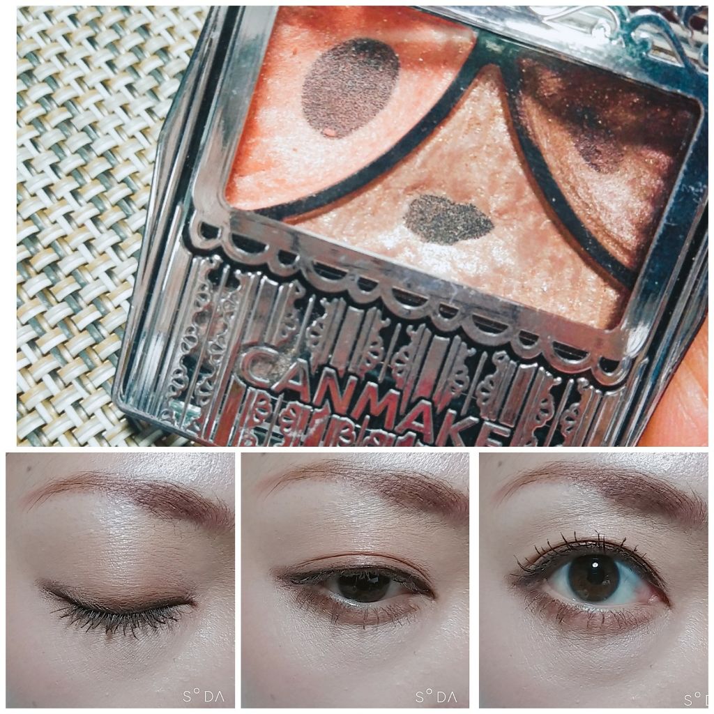 ジューシーピュアアイズ/キャンメイク/アイシャドウパレットを使ったクチコミ(1枚目)