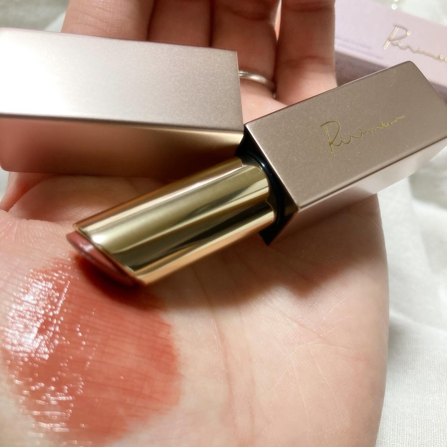 リリミュウ バタールージュ/Ririmew/口紅を使ったクチコミ（3枚目）