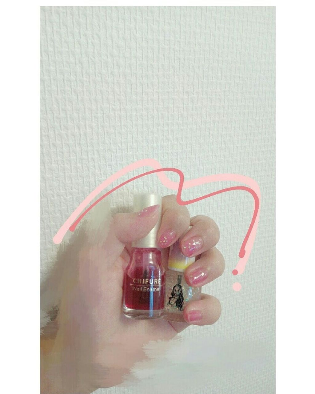 ネイル エナメル/ちふれ/マニキュアを使ったクチコミ（1枚目）