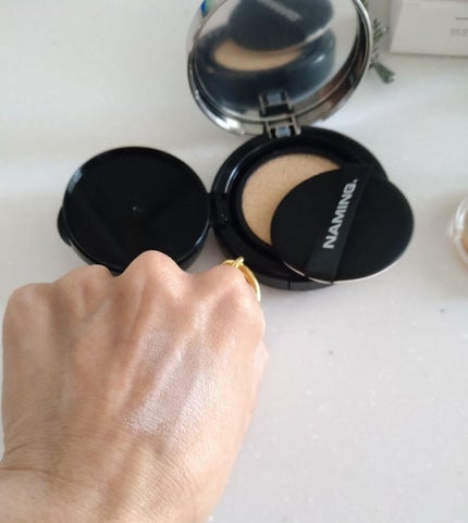 ネーミング レイヤード フィットクッション/NAMING./クッションファンデーションを使ったクチコミ(2枚目)