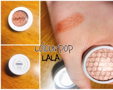 colourpop スウォッチ 第5弾！！
今回は、LALAというお色味です✨

これはねー、あのー
綺麗な10円玉。
前のSEQUINは、ふつーの10円玉
これは、綺麗なやつ。( ¯•ω•¯ )

い