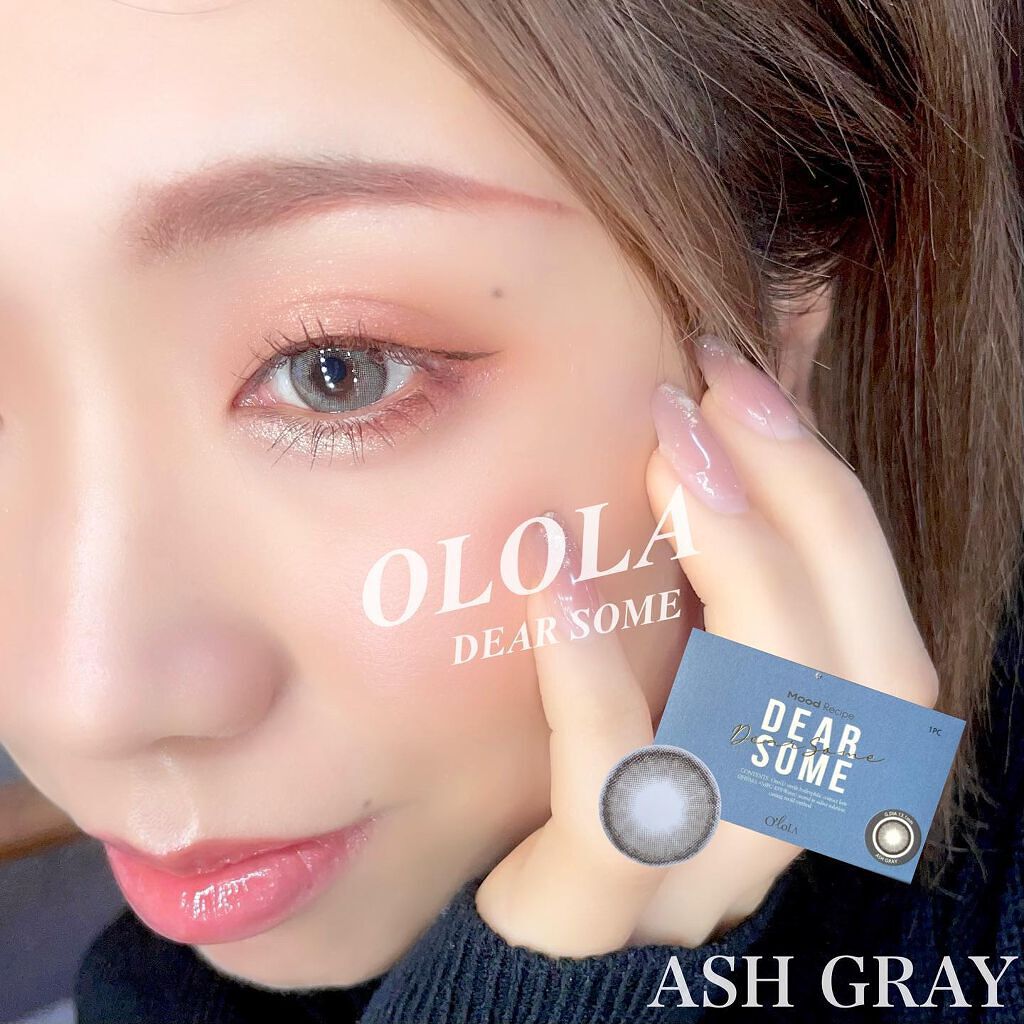ディアサム(DearSome)/OLOLA/カラーコンタクトレンズを使ったクチコミ(9枚目)