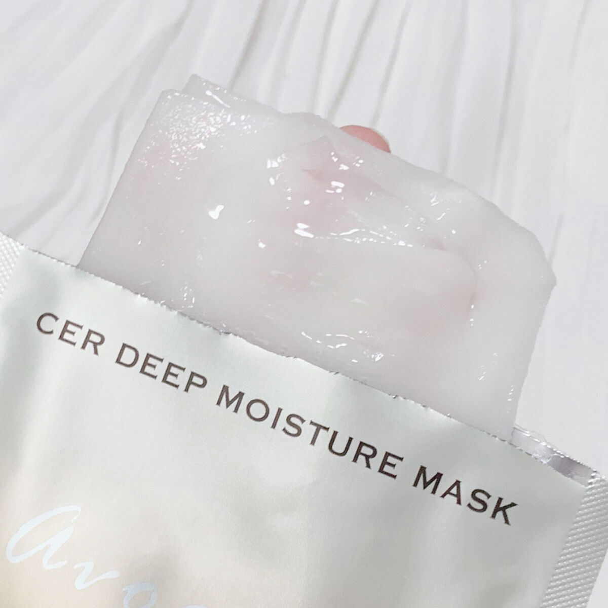 ディープモイスチャー マスク　(ケアクリーム付き)/cerXcer/シートマスク・パックを使ったクチコミ（3枚目）