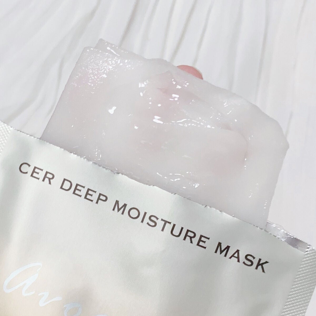 ディープモイスチャー マスク (ケアクリーム付き)/cerXcer/シートマスク・パックを使ったクチコミ(3枚目)