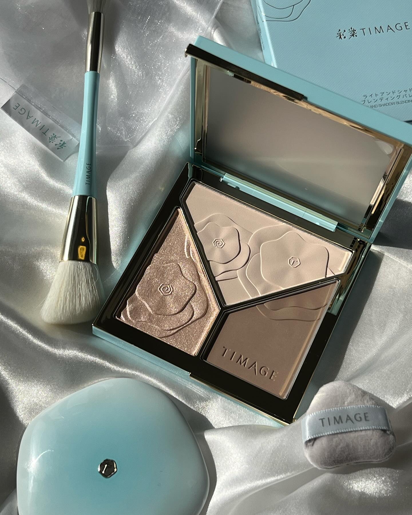 ハイライトシェーディングパレット/TIMAGE/パウダーハイライトを使ったクチコミ（1枚目）