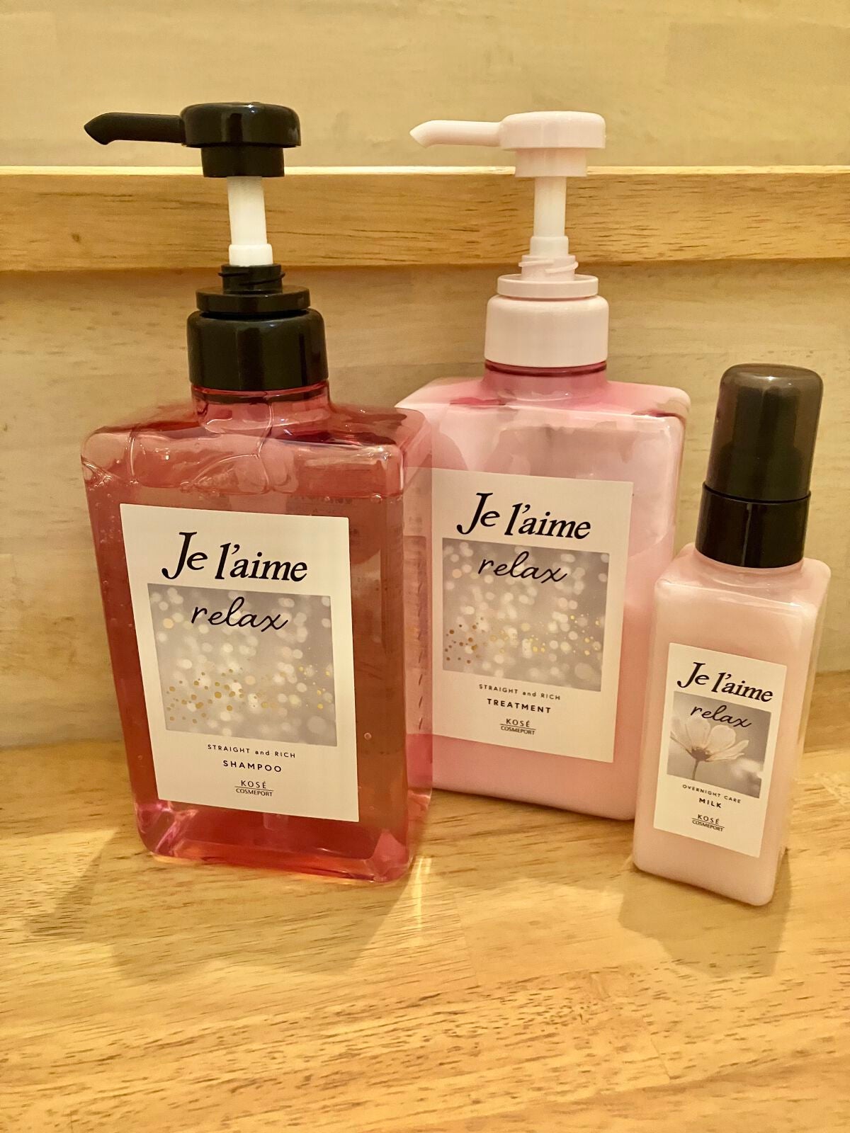 リラックス ミッドナイトリペア シャンプー/ヘアトリートメント (ストレート&リッチ)/Je l'aime/市販シャンプーを使ったクチコミ(2枚目)