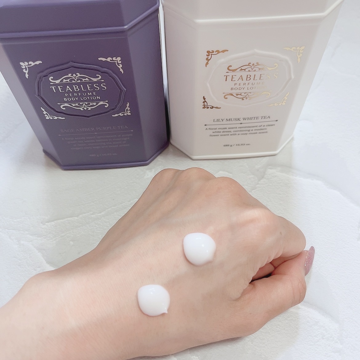パフュームボディローション リリィムスクホワイトティー/TEABLESS/ボディローションを使ったクチコミ（3枚目）