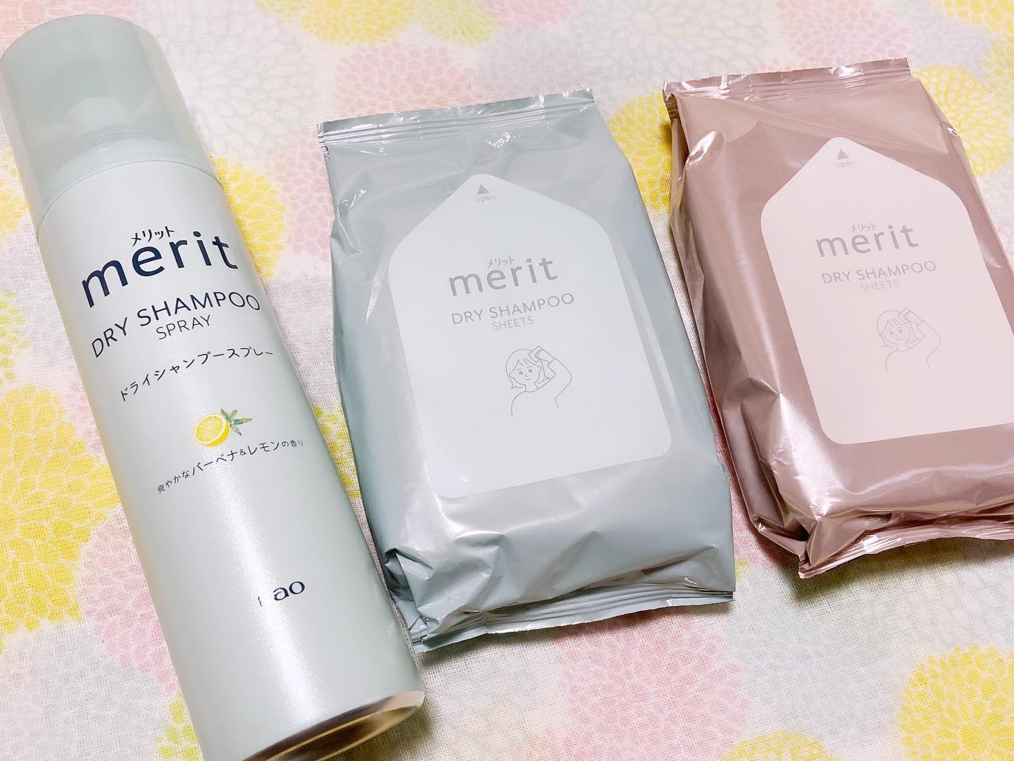 メリット ドライシャンプーシート さらっと髪まとまるタイプ/メリット/ドライシャンプーを使ったクチコミ（2枚目）
