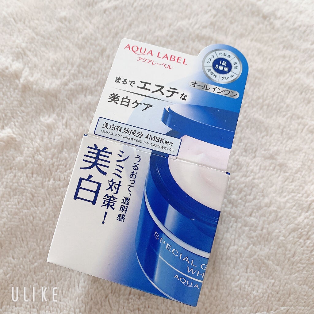 スペシャルジェルクリームA (ホワイト)(医薬部外品)/アクアレーベル/オールインワン化粧品を使ったクチコミ(2枚目)
