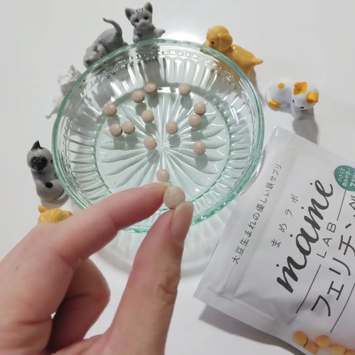 まめラボ まめラボフェリチン鉄の口コミ「\管理栄養士監修の鉄分サプリ/..」