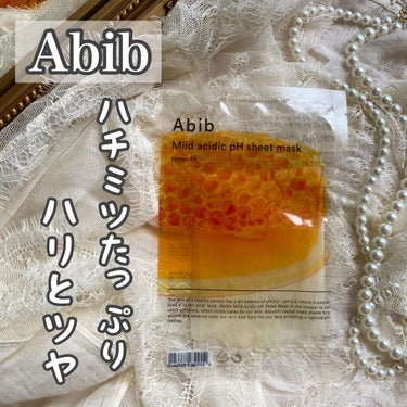 Abib  弱酸性pHシートマスク ハニーフィットのクチコミ「𓅪𓂃 𓈒𓏸
Abib(アビブ)の｢Honey Fit(ハニーフィット)｣マスク.

@abib.....」（1枚目）