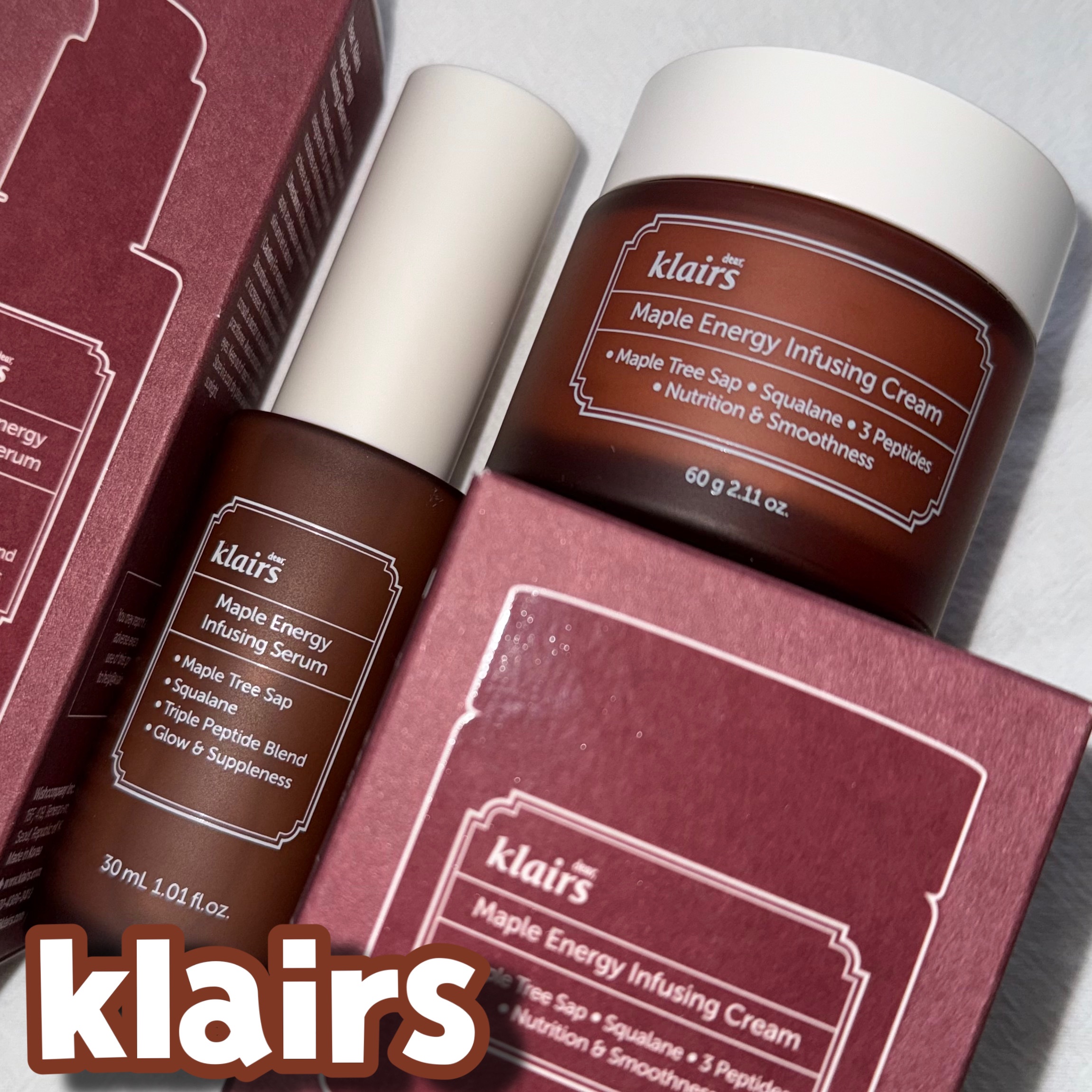 メープルエナジーインフュージングセラム/Klairs/美容液を使ったクチコミ（1枚目）
