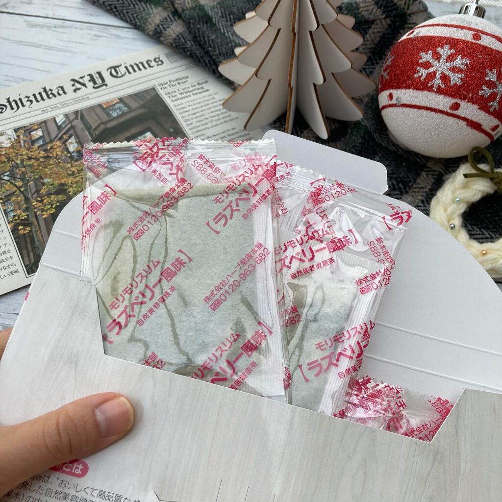 モリモリスリム ラズベリー風味/ハーブ健康本舗/健康サプリメントを使ったクチコミ（2枚目）