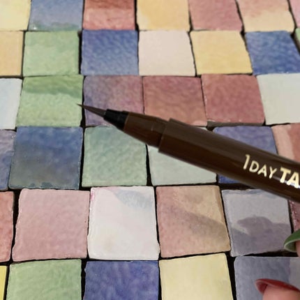 リアルラスティングアイライナー24hWP/K-パレット/リキッドアイライナーを使ったクチコミ(3枚目)