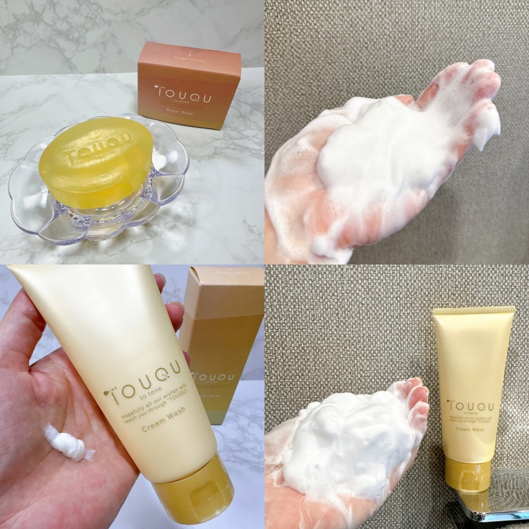 TOUQU to tone　シュガーソープ/TOUQU to tone/洗顔石鹸を使ったクチコミ（2枚目）