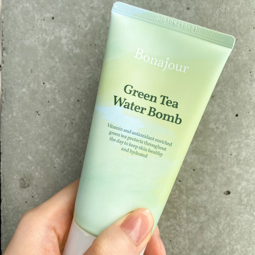 グリーンティーウォーターボム/Bonajour/フェイスクリームを使ったクチコミ(3枚目)