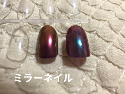 ミラーパウダー/セリア/ネイル用品を使ったクチコミ(1枚目)