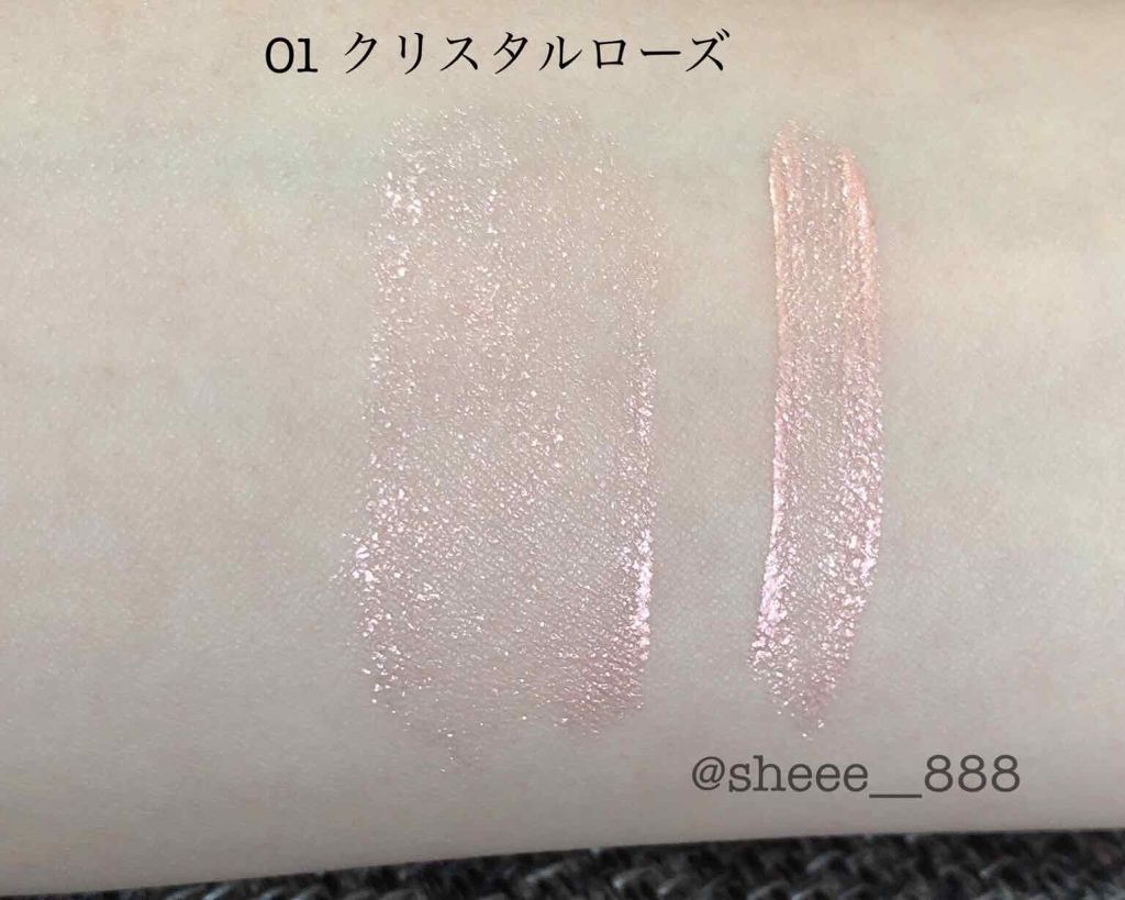 キャビア クローム ヴェイル ライトウェイト リキッド アイカラー 06 オパールセント/ローラ メルシエ/リキッドアイシャドウを使ったクチコミ（2枚目）