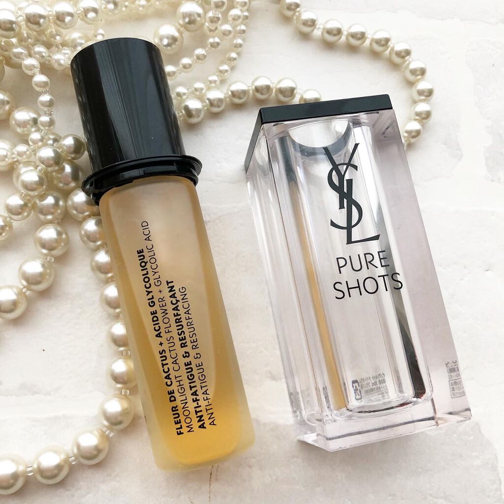 ピュアショット ナイト リチャージセラム/YVES SAINT LAURENT BEAUTE/美容液を使ったクチコミ(2枚目)