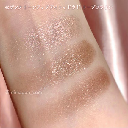 トーンアップアイシャドウ/CEZANNE/アイシャドウパレットを使ったクチコミ(2枚目)