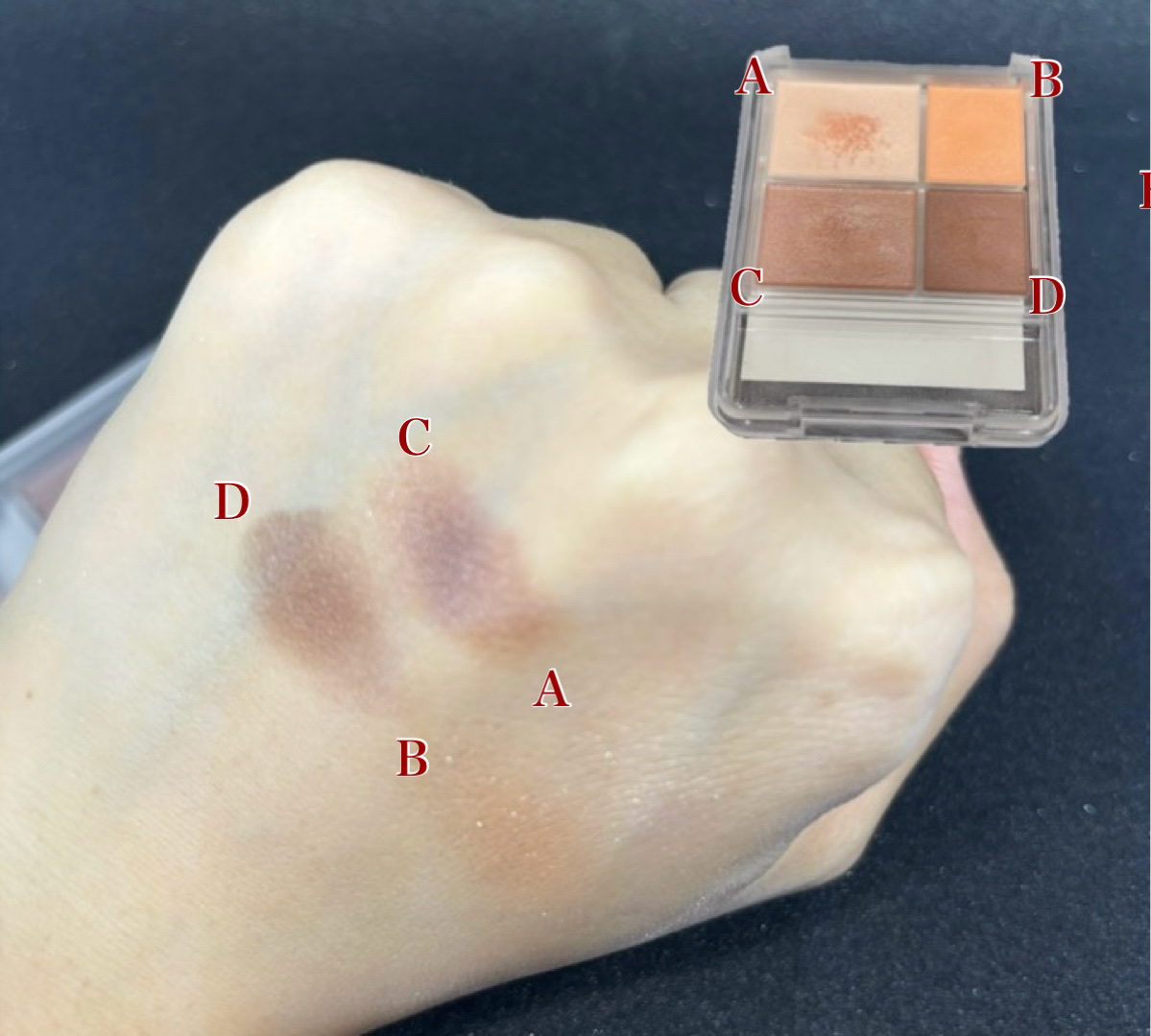 グラデーション アイシャドウ/ちふれ/アイシャドウパレットを使ったクチコミ（2枚目）