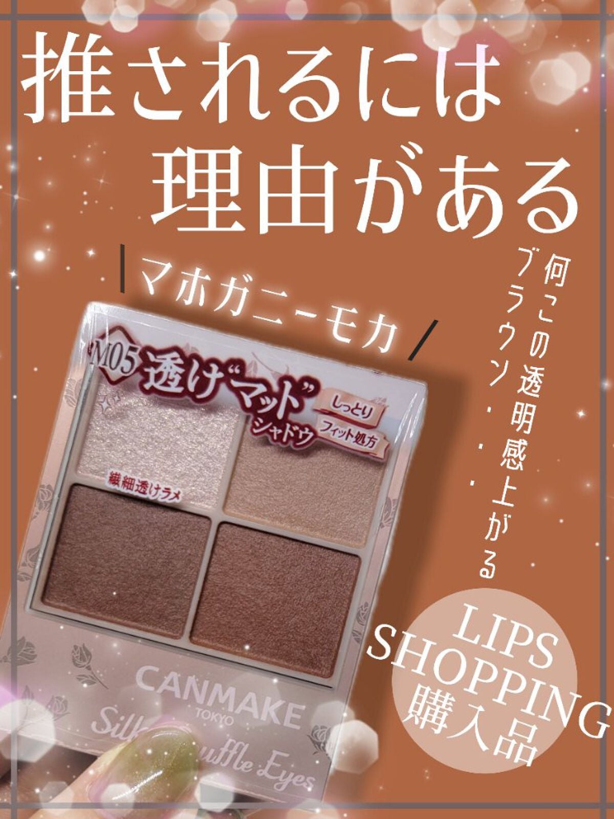 シルキースフレアイズ(マットタイプ)/キャンメイク/アイシャドウパレットを使ったクチコミ(1枚目)